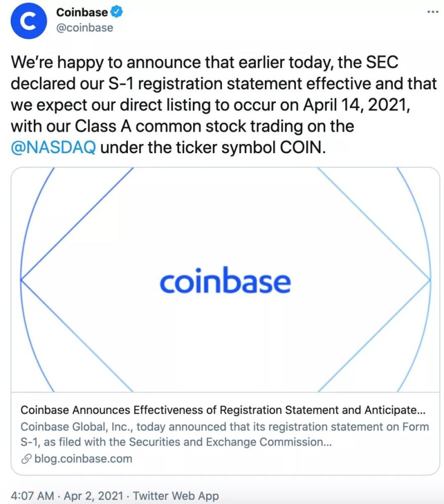coinbase(coinbase股票)